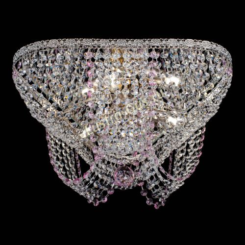 Люстра Верона Токката №5 розовая в Саратове Гусь Хрустальный