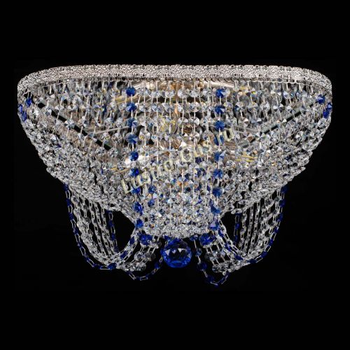 Люстра Верона Токката №5 синяя в Саратове Гусь Хрустальный