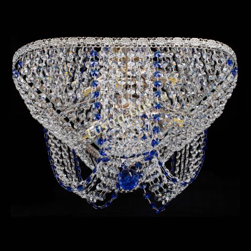 Люстра Верона Токката №5 синяя в Саратове Гусь Хрустальный