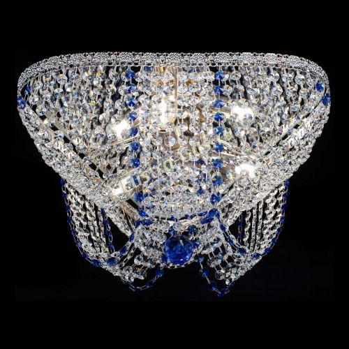 Люстра Верона Токката №5 синяя в Саратове Гусь Хрустальный