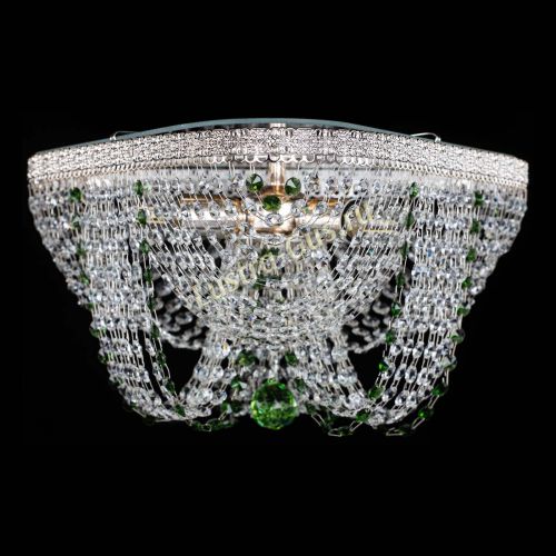 Люстра Верона Токката №5 зеленая в Саратове Гусь Хрустальный