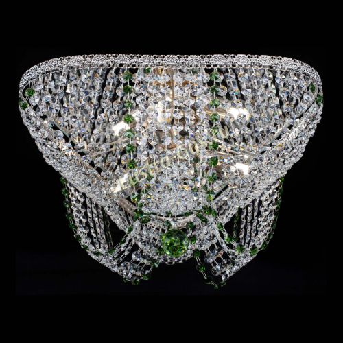 Люстра Верона Токката №5 зеленая в Саратове Гусь Хрустальный