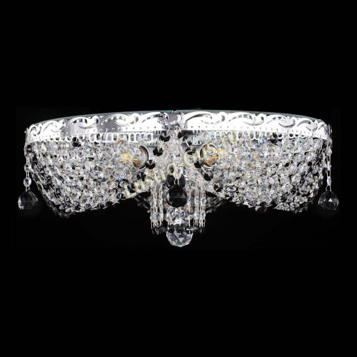 Люстра Виктория черная в Саратове Гусь Хрустальный