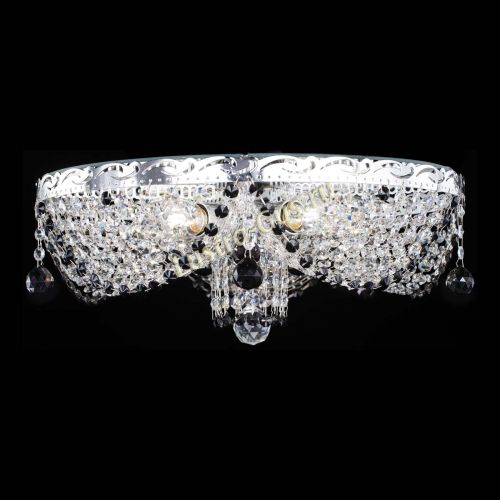 Люстра Виктория черная в Саратове Гусь Хрустальный