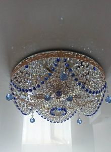 Люстра Виктория Синяя в Саратове отзыв и фото покупателя