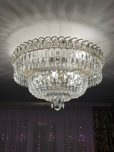 Люстра Хрустальный Каскад Перо в Саратове отзыв и фото покупателя