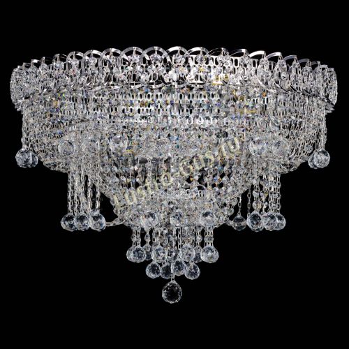 Люстра Водопад Софья №8 в Саратове Гусь Хрустальный