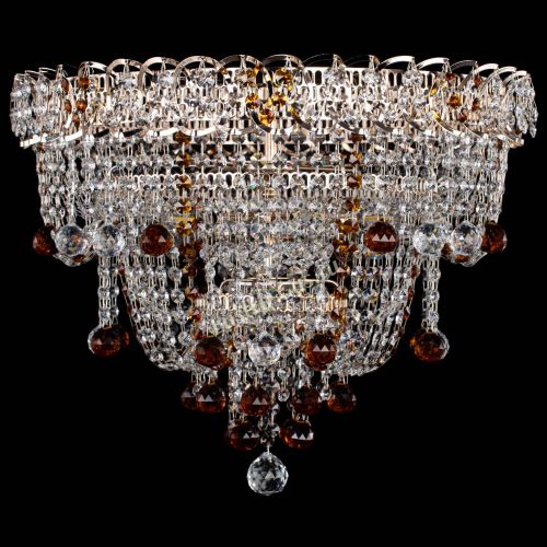 Люстра Водопад Софья чайная в Саратове Гусь Хрустальный