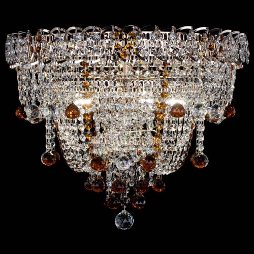 Люстра Водопад Софья чайная в Саратове Гусь Хрустальный