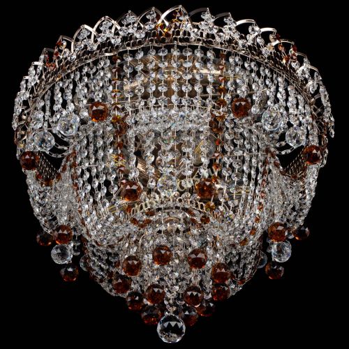 Люстра Водопад Софья чайная в Саратове Гусь Хрустальный