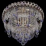 Люстра Водопад Софья фиолетовая в Саратове