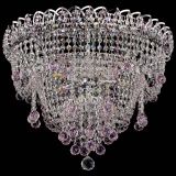 Люстра Водопад Софья розовая в Саратове