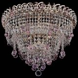 Люстра Водопад Софья розовая в Саратове