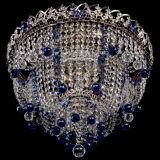 Люстра Водопад Софья синяя в Саратове