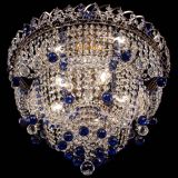 Люстра Водопад Софья синяя в Саратове