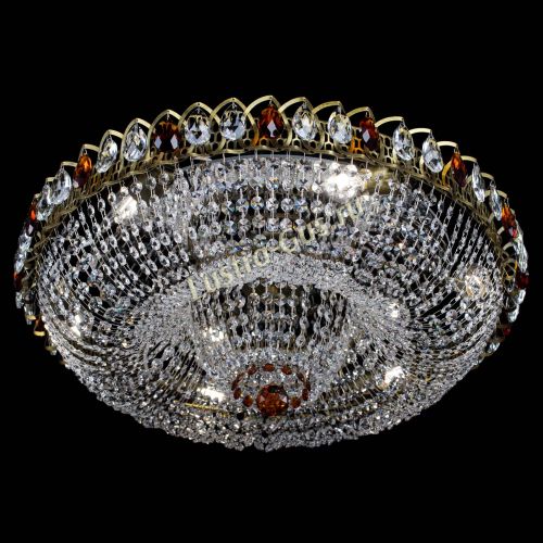 Люстра Водоворот Купол под бронзу Чайный в Саратове Гусь Хрустальный