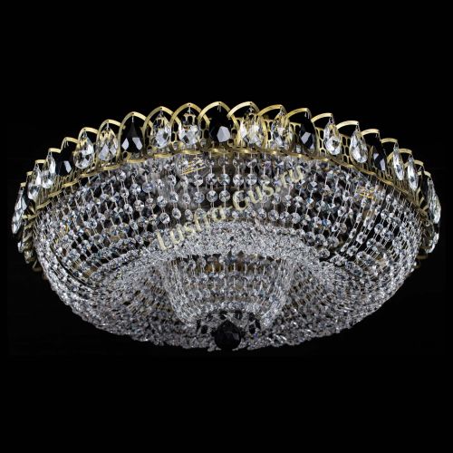 Люстра Водоворот Купол под бронзу Черный в Саратове Гусь Хрустальный