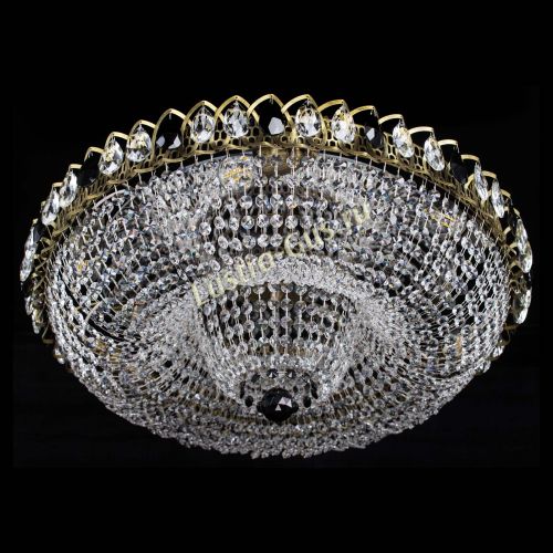 Люстра Водоворот Купол под бронзу Черный в Саратове Гусь Хрустальный