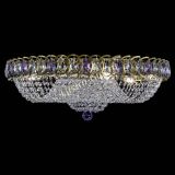 Люстра Водоворот Купол под бронзу Фиолетовый в Саратове