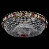 Люстра Водоворот Купол под бронзу Красный в Саратове