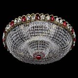 Люстра Водоворот Купол под бронзу Красный в Саратове