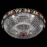 Люстра Водоворот Купол под бронзу Красный в Саратове