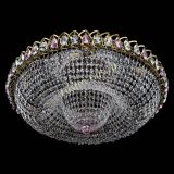 Люстра Водоворот Купол под бронзу Розовый в Саратове