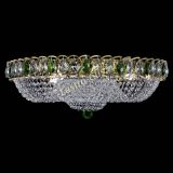 Люстра Водоворот Купол под бронзу Зеленый в Саратове