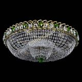 Люстра Водоворот Купол под бронзу Зеленый в Саратове