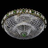 Люстра Водоворот Купол под бронзу Зеленый в Саратове