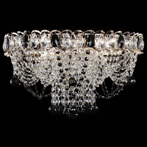 Люстра Водоворот Ольга шар черная в Саратове Гусь Хрустальный