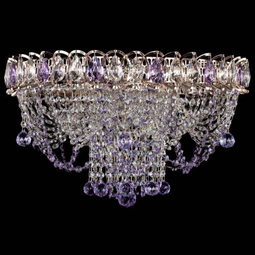 Люстра Водоворот Ольга шар фиолетовая в Саратове Гусь Хрустальный