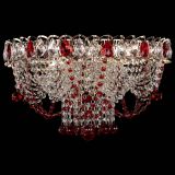 Люстра Водоворот Ольга шар красная в Саратове