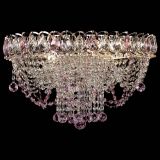 Люстра Водоворот Ольга шар розовая в Саратове