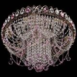 Люстра Водоворот Ольга шар розовая в Саратове