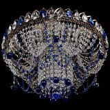 Люстра Водоворот Ольга шар синяя в Саратове