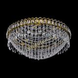 Люстра Водоворот Сетка 8 ламп под бронзу в Саратове