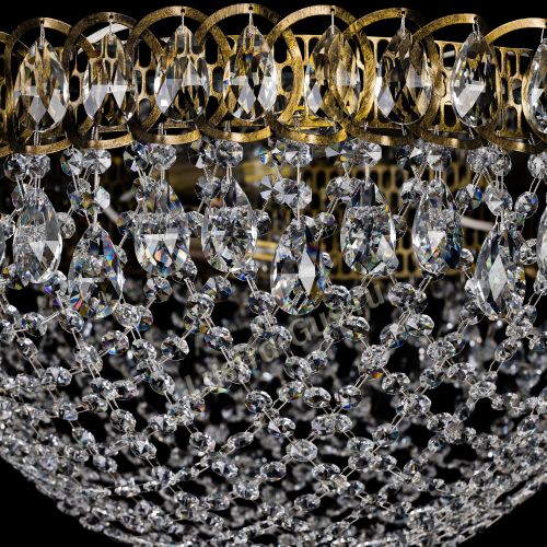 Люстра Водоворот Сетка под бронзу в Саратове Гусь Хрустальный