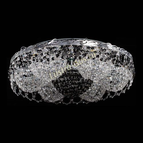 Люстра Вьюга №3 черная в Саратове Гусь Хрустальный