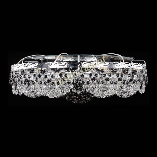 Люстра Вьюга №3 черная в Саратове Гусь Хрустальный