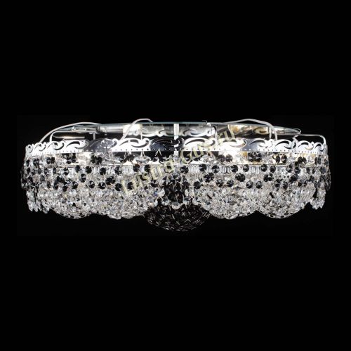 Люстра Вьюга №3 черная в Саратове Гусь Хрустальный