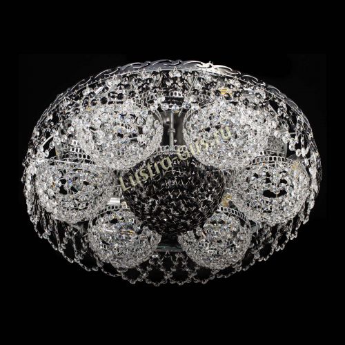 Люстра Вьюга №3 черная в Саратове Гусь Хрустальный