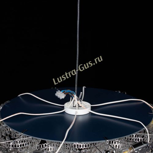 Люстра Вьюга №3 фиолетовая в Саратове Гусь Хрустальный