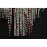 Люстра Вьюга длинная красная в Саратове