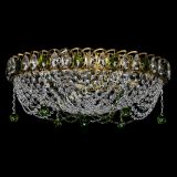 Люстра Жасмин №1 под бронзу зеленая в Саратове