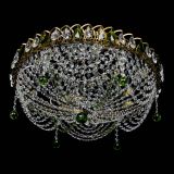 Люстра Жасмин №1 под бронзу зеленая в Саратове