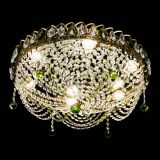 Люстра Жасмин №1 под бронзу зеленая в Саратове