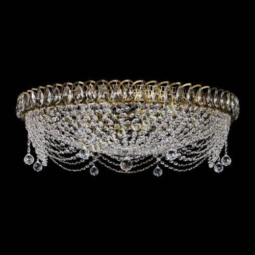 Люстра Жасмин №1 - 700 мм под бронзу в Саратове Гусь Хрустальный