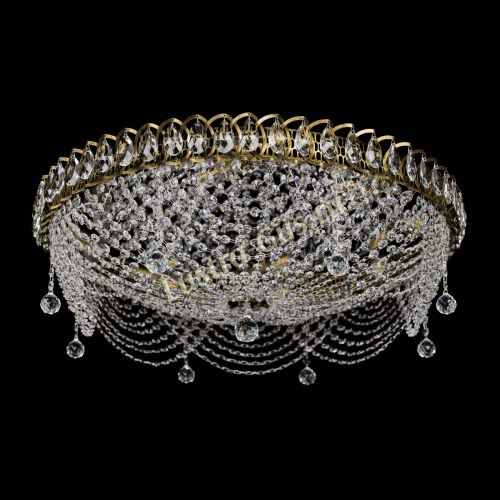 Люстра Жасмин №1 - 700 мм под бронзу в Саратове Гусь Хрустальный