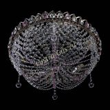 Люстра Жасмин №1 розовая, диаметр - 500 мм, Люстры Гусь Хрустальный